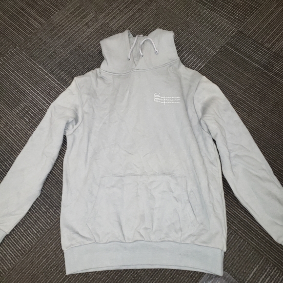 Mens M Suspicious Antwerp The Playground Hoodie Rain // White - Picture 3 of 5
